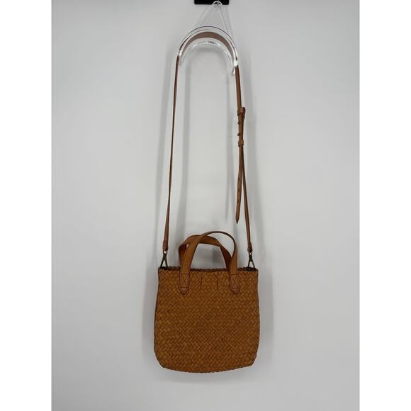 Madewell The Small Transport Crossbody: Woven Leather Edition - Picture 2 of 8